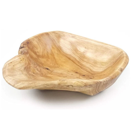 Hand-Carved Wood Bowl