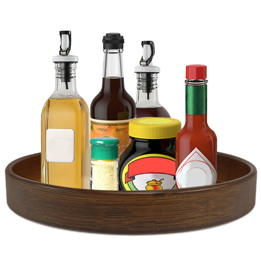 Rotating Wood Organizer