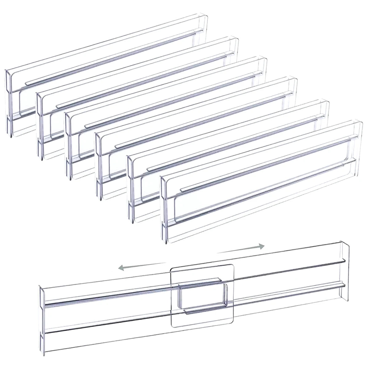 Adjustable Drawer Dividers