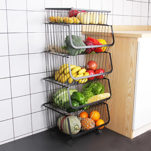 Rolling Wire Basket