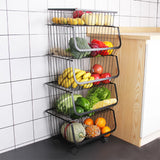 Rolling Wire Basket