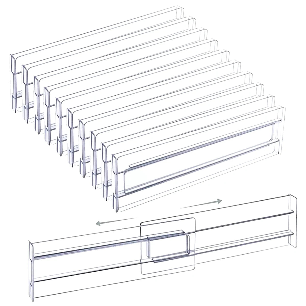 Adjustable Drawer Dividers