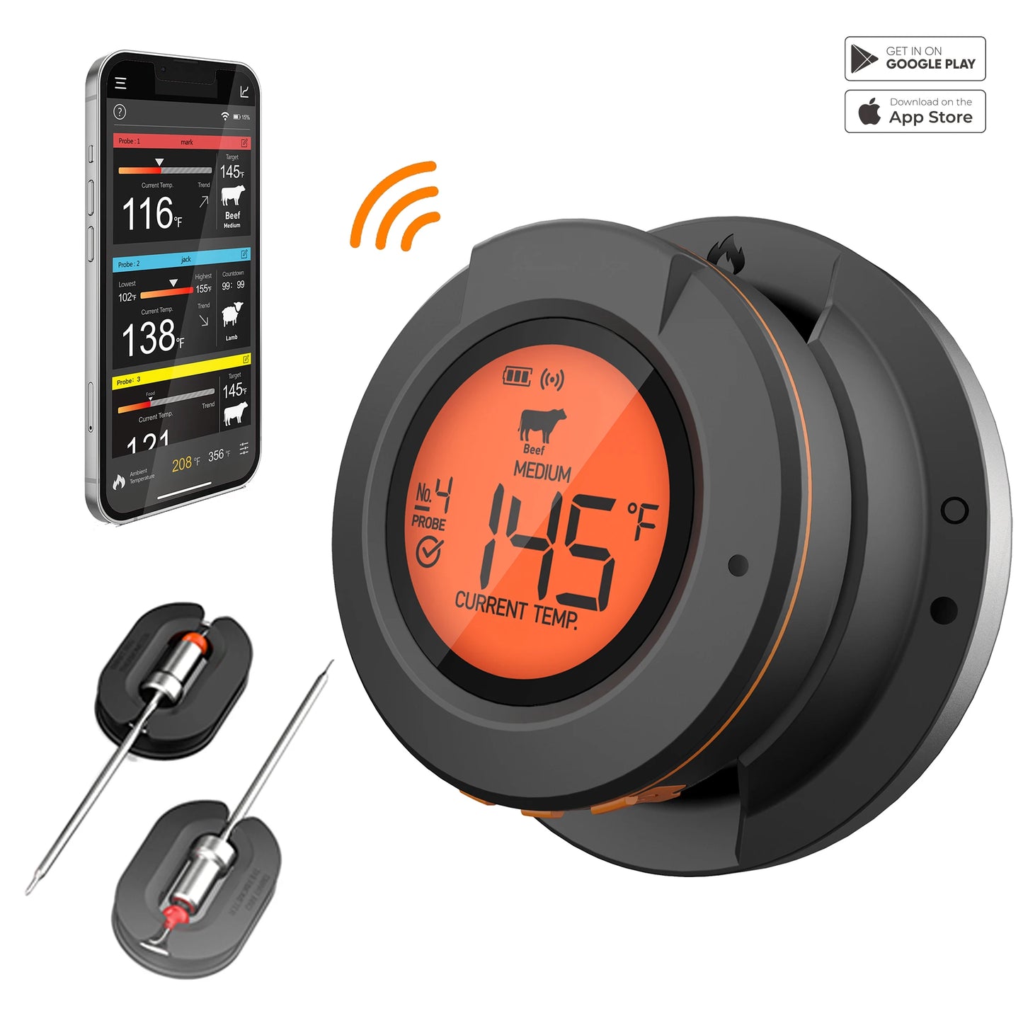 Bluetooth Meat Thermometer